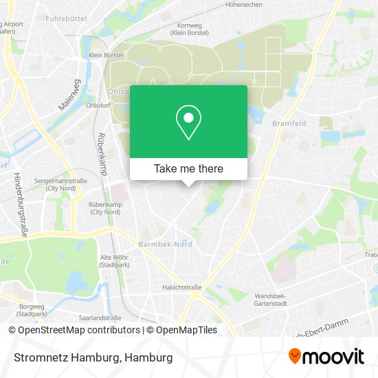 Stromnetz Hamburg map