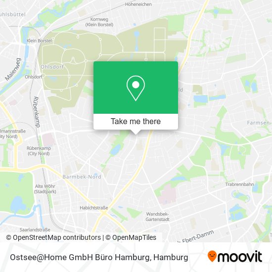 Карта Ostsee@Home GmbH Büro Hamburg