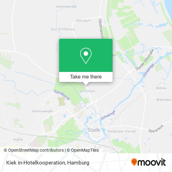 Kiek in-Hotelkooperation map