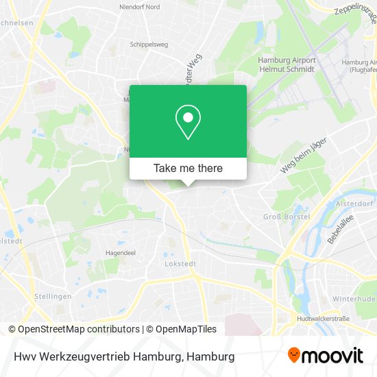 Hwv Werkzeugvertrieb Hamburg map