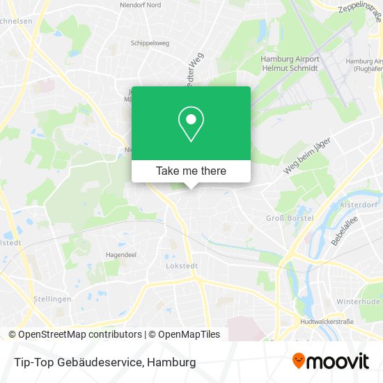 Tip-Top Gebäudeservice map