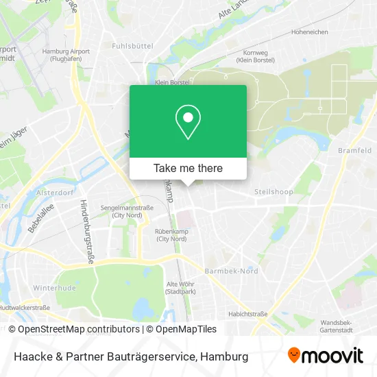 Карта Haacke & Partner Bauträgerservice