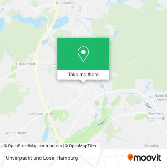 Карта Unverpackt und Lose