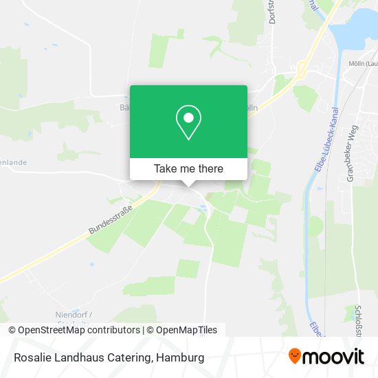 Rosalie Landhaus Catering map