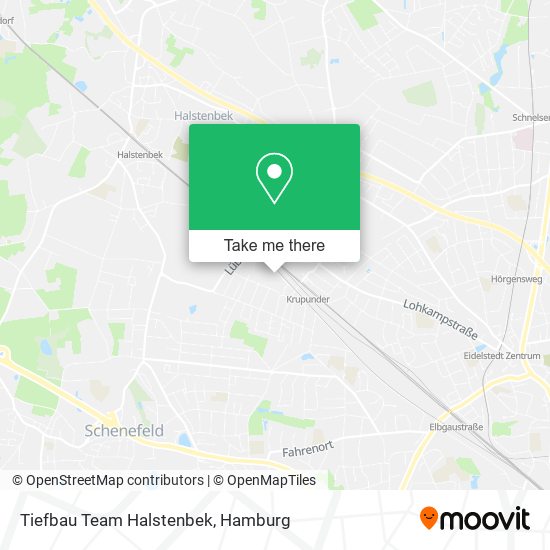 Tiefbau Team Halstenbek map