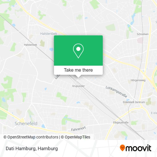 Dati Hamburg map
