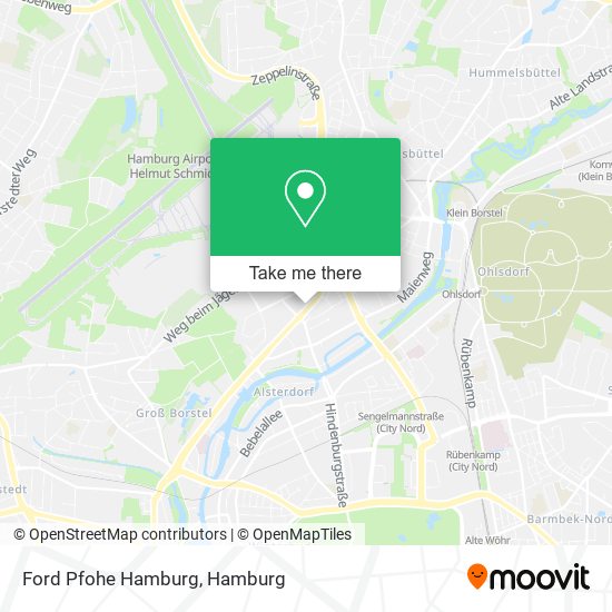 Ford Pfohe Hamburg map