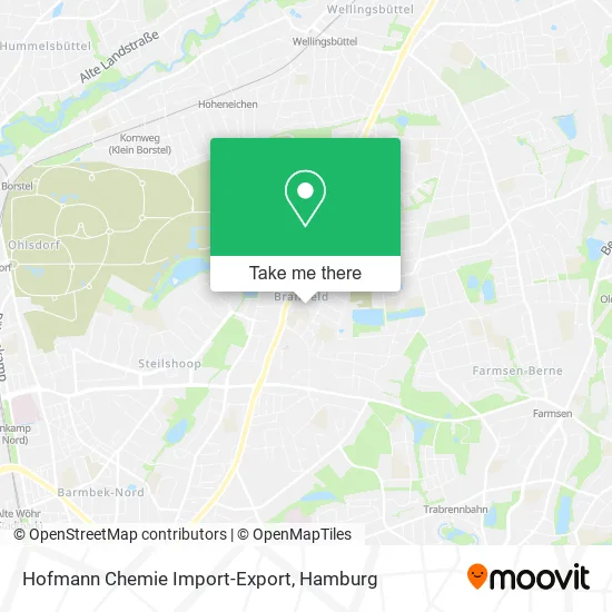 Карта Hofmann Chemie Import-Export