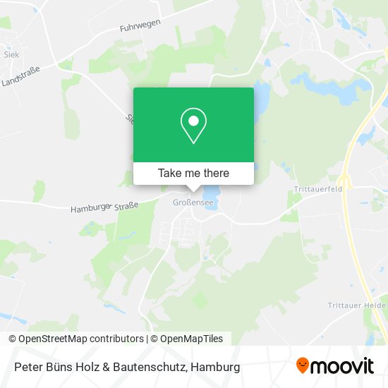 Peter Büns Holz & Bautenschutz map