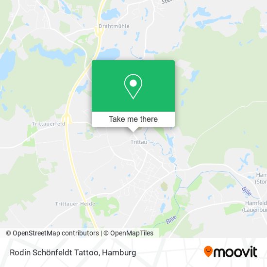 Rodin Schönfeldt Tattoo map