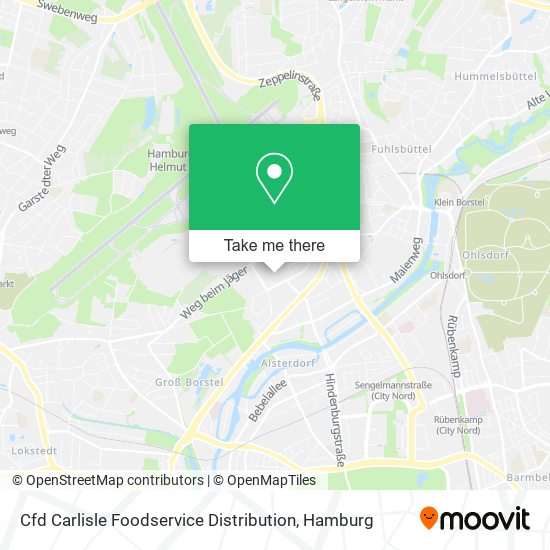 Cfd Carlisle Foodservice Distribution map