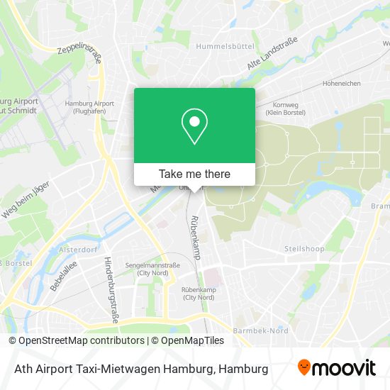 Ath Airport Taxi-Mietwagen Hamburg map