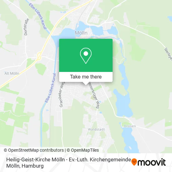 Карта Heilig-Geist-Kirche Mölln - Ev.-Luth. Kirchengemeinde Mölln