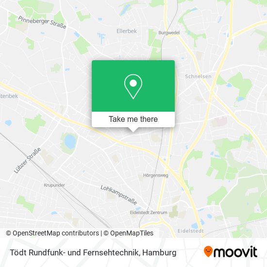 Tödt Rundfunk- und Fernsehtechnik map