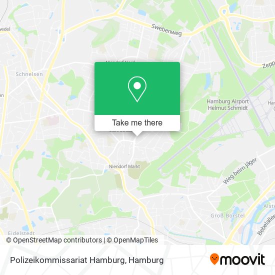 Polizeikommissariat Hamburg map
