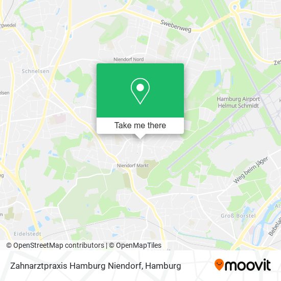 Zahnarztpraxis Hamburg Niendorf map