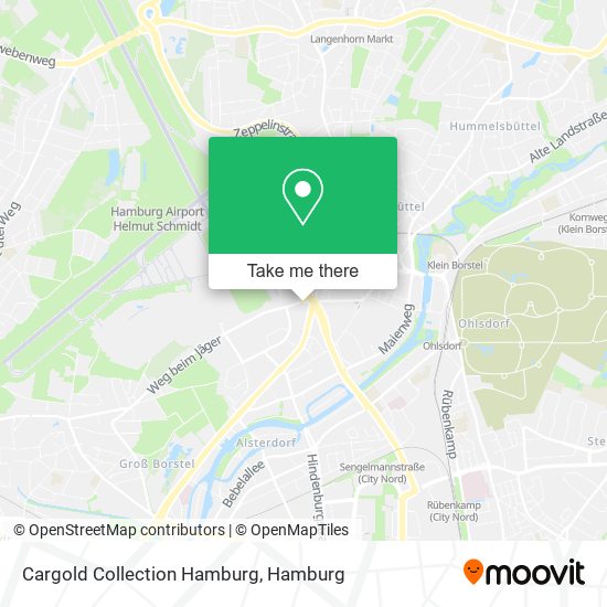 Cargold Collection Hamburg map