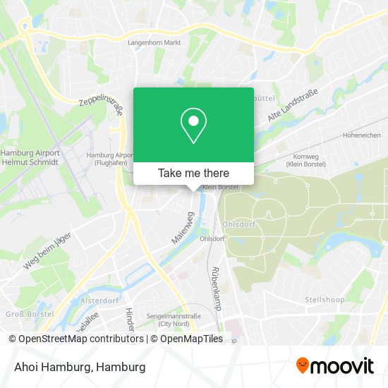 Ahoi Hamburg map