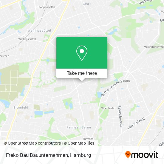 Freko Bau Bauunternehmen map