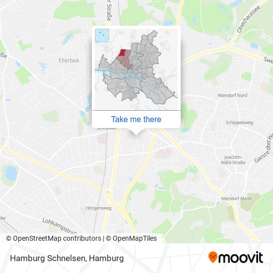 Hamburg Schnelsen map