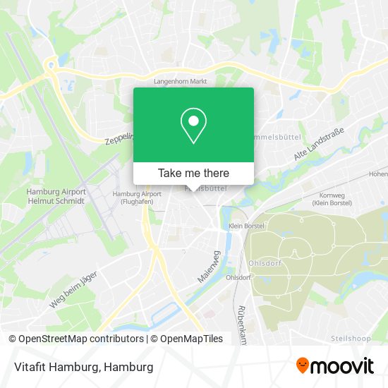 Vitafit Hamburg map