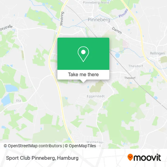 Карта Sport Club Pinneberg
