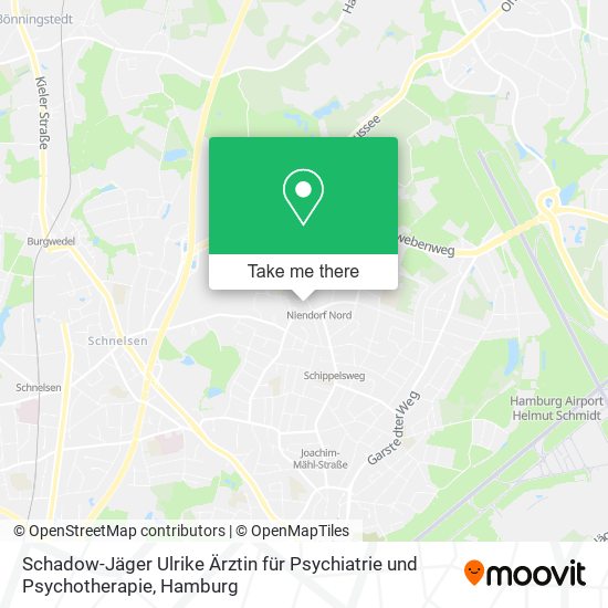 Schadow-Jäger Ulrike Ärztin für Psychiatrie und Psychotherapie map