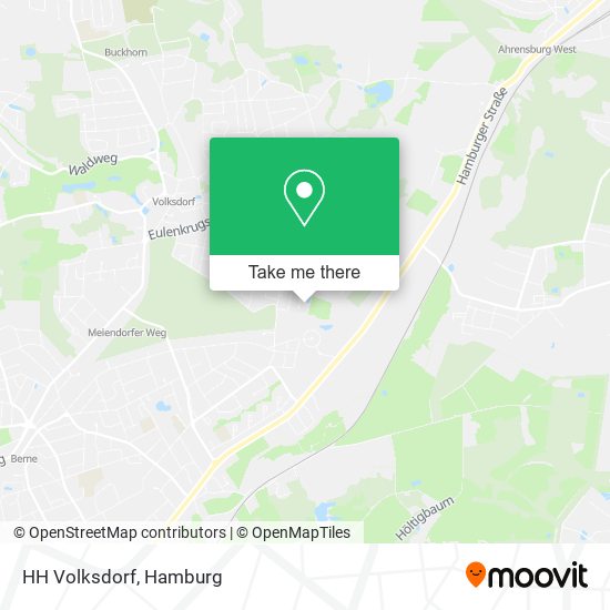 HH Volksdorf map