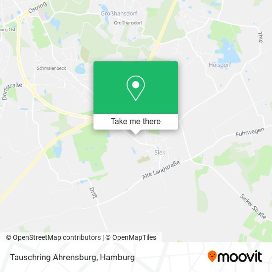 Tauschring Ahrensburg map