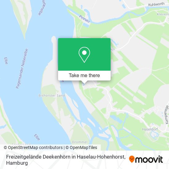 Карта Freizeitgelände Deekenhörn in Haselau-Hohenhorst