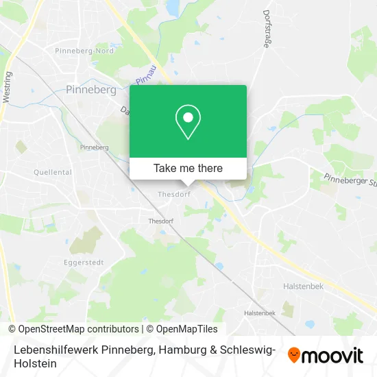 Карта Lebenshilfewerk Pinneberg