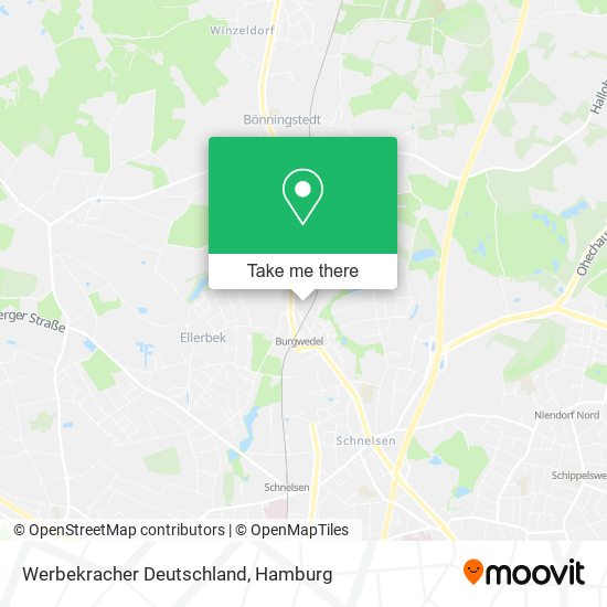 Werbekracher Deutschland map