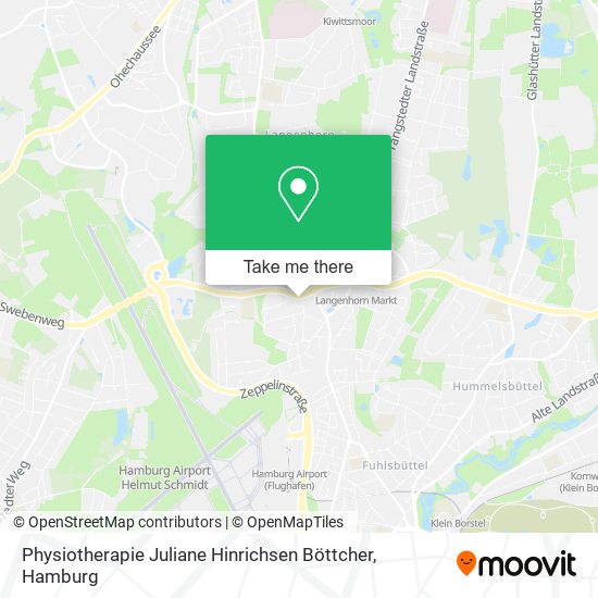 Physiotherapie Juliane Hinrichsen Böttcher map