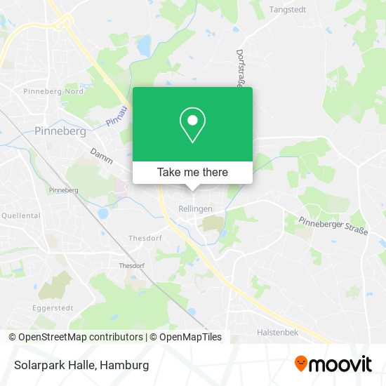 Solarpark Halle map