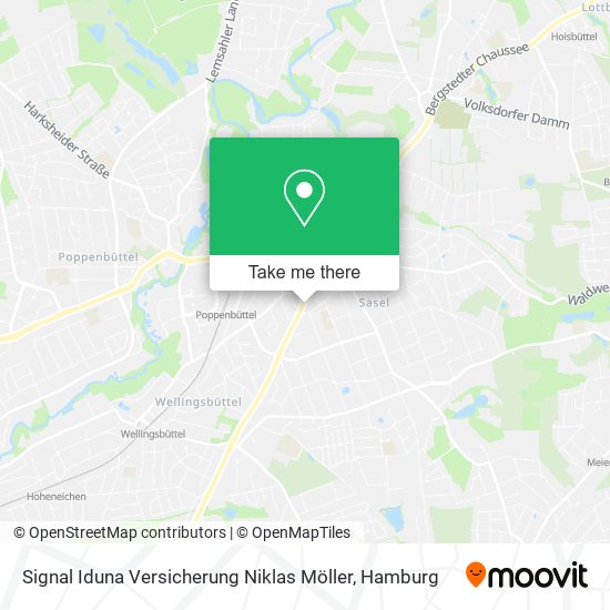 Signal Iduna Versicherung Niklas Möller map