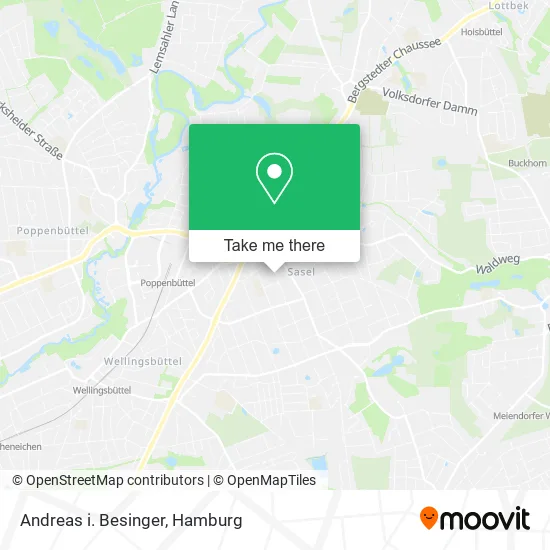 Карта Andreas i. Besinger