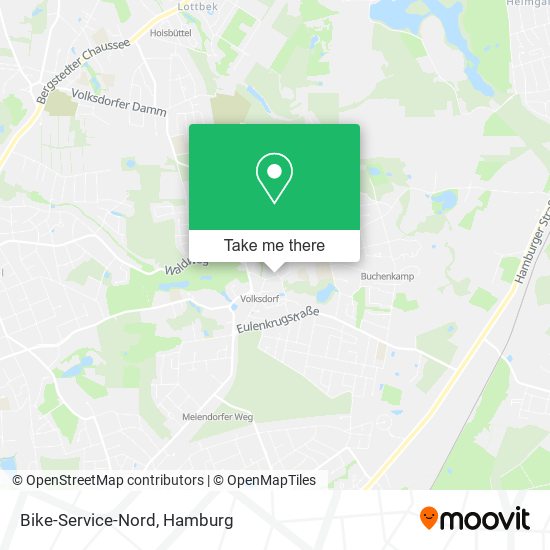 Bike-Service-Nord map