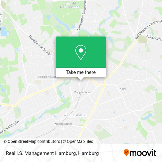 Real I.S. Management Hamburg map