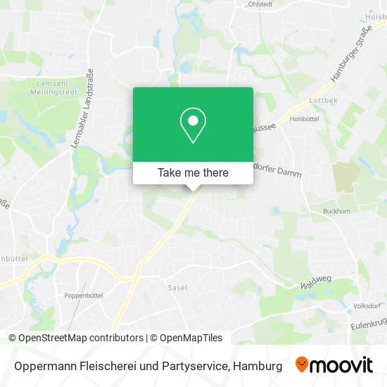 Карта Oppermann Fleischerei und Partyservice