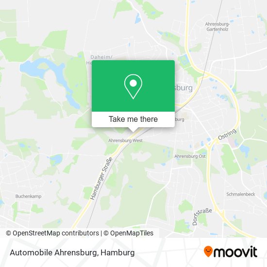 Automobile Ahrensburg map