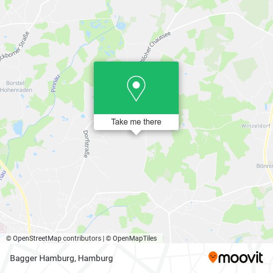 Bagger Hamburg map