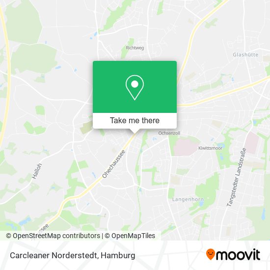 Carcleaner Norderstedt map