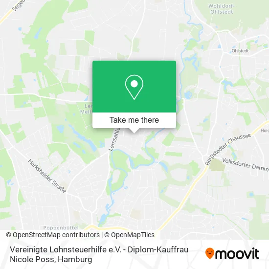 Vereinigte Lohnsteuerhilfe e.V. - Diplom-Kauffrau Nicole Poss map