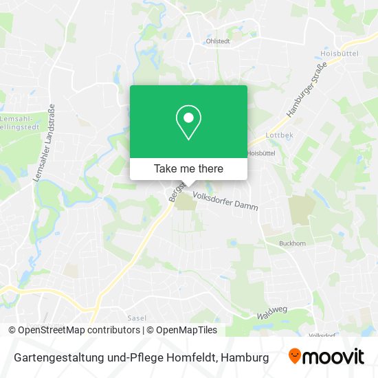 Gartengestaltung und-Pflege Homfeldt map