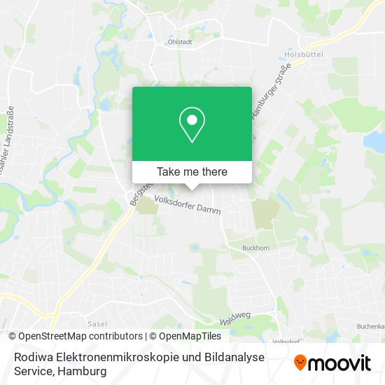 Rodiwa Elektronenmikroskopie und Bildanalyse Service map
