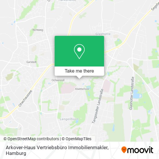 Arkover-Haus Vertriebsbüro Immobilienmakler map