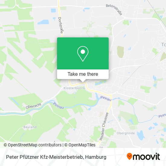 Карта Peter Pfützner Kfz-Meisterbetrieb
