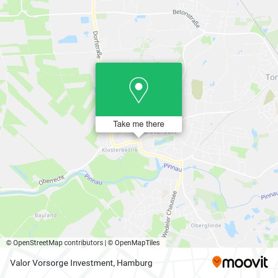 Valor Vorsorge Investment map