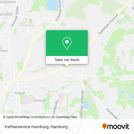 Kaffeeservice-Hamburg map