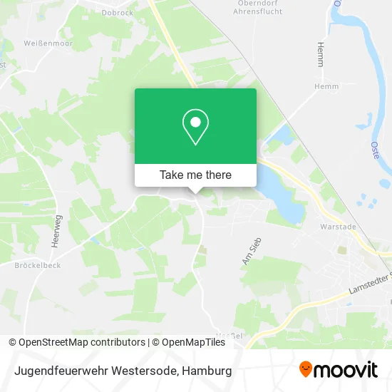 Карта Jugendfeuerwehr Westersode